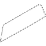 FL3Z1542006R - Body: Back Glass for Ford Image