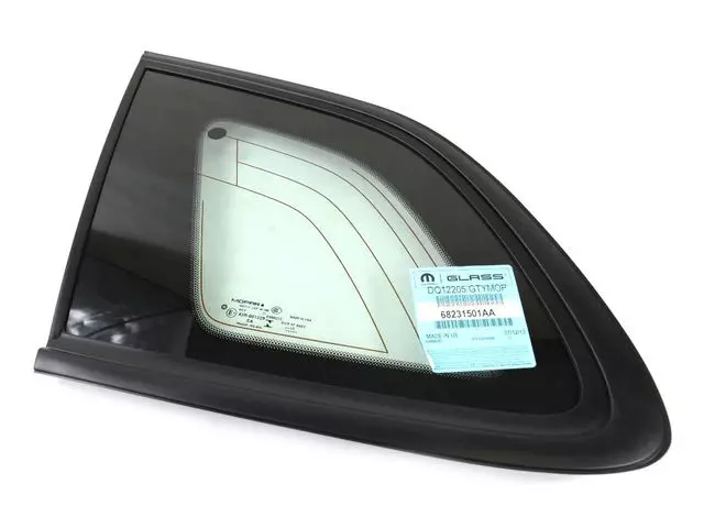 68231501AA - Glass: Quarter Window Glass, Left for Mopar Image