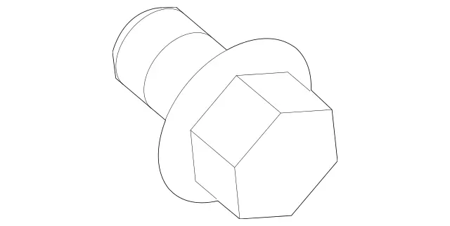 1409901017 - Trunk Lid: Hexagonal Head Screw for Mercedes-Benz: 180A, 180C, 220a, 300SD, 400SE, 400SEL, 500SEC, 500SEL, 600SEL, A220, A35 AMG, B Electric Drive, B250e, C230, C240, C250, C280, C300, C32 AMG, C320, C350, C350e, C400, C450 AMG, C55 AMG, C63 AMG, CLA250, CLA35 AMG, CLA45 AMG, CLA45 AMG S, CLK320, CLK350, CLK500, CLK55 AMG, CLK550, CLK63 AMG, CLS400, CLS450, CLS53 AMG, CLS550, CLS63 AMG, CLS63 AMG S, E250, E300, E350, E400, E43 AMG, E550, E63 AMG, G550 4x4, GLA250, S420 Image image