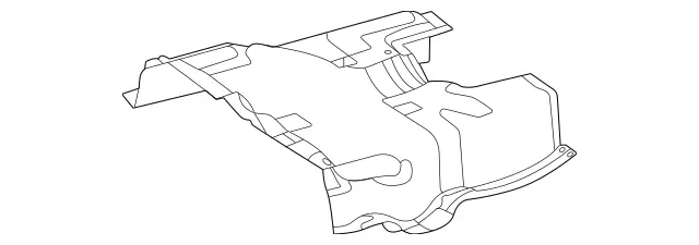 1676805509 - Exhaust System: Heat Shield for Mercedes-Benz: GLE580 Image image