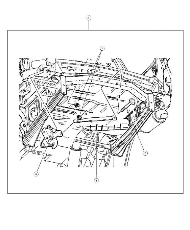 52089363AC - Frames and Bumpers: Tow Hook for Mopar Image
