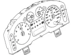 5F9Z10849EC - Body: Cluster Assembly for Ford: Freestyle Image