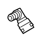 GR3Z9E498B - : PCV Tube Connector for Ford Image