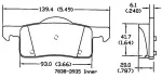 13054151 - : Disc Brake Pad Set for OmniParts Image