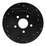 63303068R - : DFC Brake Rotor - Drilled and Slotted - Black for DYNAMIC FRICTION Image