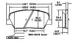 13051226 - : Disc Brake Pad Set for OmniParts Image