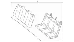 95099319G66 - Body: Seat Back for Mercedes-Benz Image