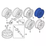 LV4Z1007M - Suspension: Wheel, Alloy for Ford: Escape Image