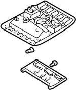 26430AR107 - Body: Dome Lamp Assembly for Infiniti Image