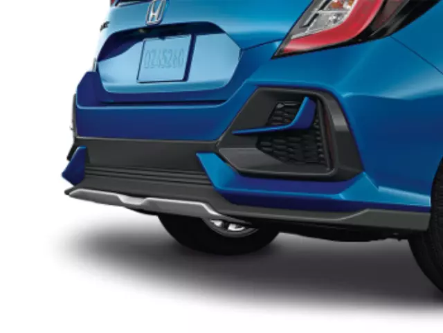 8F03TEA1E1 - Exterior: Rear Underbody Spoiler - Matte Silver for Honda: Civic Image