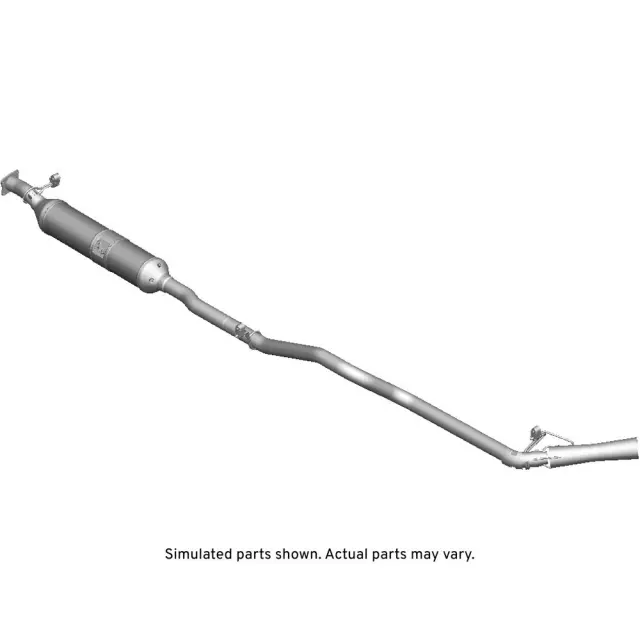 23106792 - Unclassified: Particulate Filter with Pipe and Bushing for Chevrolet: Express 2500, Express 3500 | GMC: Savana 2500, Savana 3500 Image