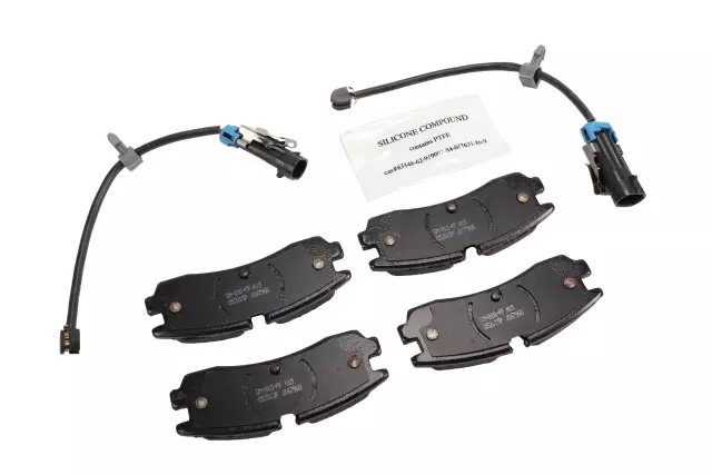 Rear Disc Brake Pad Set with Wear Sensor - GM (19213362)