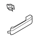 HC3Z1822642CD - Body: Armrest Cover for Ford Image