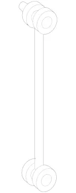 2113203389 - Springs, Suspension and Hydraulics: Rod for Mercedes-Benz Image