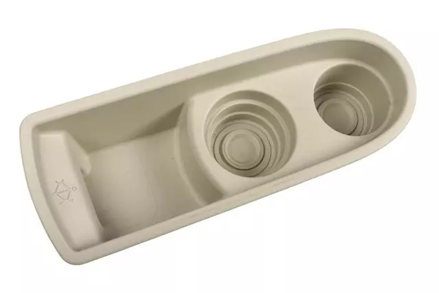 Very Light Linen Rear Seat Cup Holder - GM (15936706)