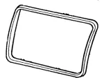 F8UZ1525722AA - Body: Door Glass for Ford: E-150, E-250, E-350 Super Duty Image