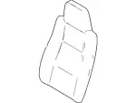 4L5Z1064810AA - Body: Seat Back Pad for Ford: Ranger Image