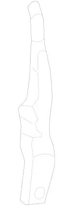 1668850014 - Detachable Parts: Holder for Mercedes-Benz: GLE300d, GLE350, GLE400, GLE63 AMG, ML250, ML350, ML400, ML550, ML63 AMG Image