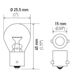 1141 - : HELLA Cornering Light Bulb 1141 for Hella Image