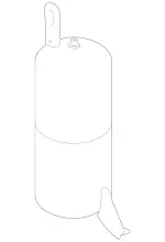2183200015 - Springs, Suspension and Hydraulics: Pressure Reservoir for Mercedes-Benz: CLS400, CLS550, CLS63 AMG, CLS63 AMG S Image