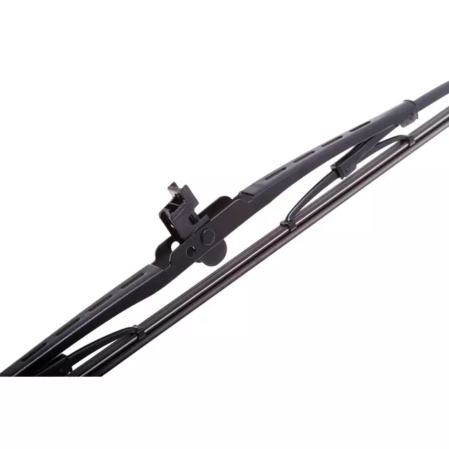 84419 - Wiper and Washer: Conventional All Season Metal Wiper Blade for Acura: CL, ILX, Integra, Legend, RL, TL, Vigor, ZDX | Buick: Electra, LeSabre, Reatta, Riviera, Skylark, Somerset, Somerset Regal | Cadillac: Allante, Catera, CTS, DeVille, Eldorado, Fleetwood, Seville | Chevrolet: Aveo, Aveo5, Beretta, Classic, Colorado, Corsica, Corvette, Equinox, Impala, Malibu, Malibu Limited, Metro, SSR, Tracker | Chrysler: 200, LeBaron, Prowler | Dodge: Colt, Journey, Monaco, Neon, Nitro, Ram 1500 Van, Ram 2500 Van, Ram 3500 Van | Fiat: 124 Spider | Ford: Escape, Focus, Fusion, Taurus, Tempo | GMC: Canyon | Honda: Accord, Accord Crosstour, Civic, Civic del Sol, CR-V, Crosstour, CRX, Insight, Passport, Prelude | Hyundai: Elantra, Scoupe | INFINITI: FX35, FX37, FX50, G20, M30, M35, M35h, M37, M45, M56, Q70, Q70L, QX56, QX70, QX80 | Isuzu: Amigo, Axiom, i-280, i-290, i-350, i-370, Rodeo, Rodeo Sport | Jaguar: F-Pace, Super V8, Vanden Plas, X-Type, XJ8 | Jeep: Liberty | Kia: Sephia, Spectra | Land Rover: Range Rover | Lexus: ES250, ES300, ES350, GS300, GS350, GS430, GS450h, GS460 | Lincoln: LS, MKZ, Zephyr | Mazda: 3, 626, 929, CX-3, MX-30 EV, MX-5 Miata, MX-6, Protege, Protege5, Tribute | Mercedes-Benz: 380SL | Mercury: Milan, Sable, Topaz | Mini: Cooper | Mitsubishi: Diamante, Eclipse, Galant, Mirage, Montero, Outlander | Nissan: 200SX, 300ZX, Armada, D21, Frontier, Maxima, Murano, NX, Pathfinder, Pickup, Quest, Sentra, Stanza, Van, Xterra, Z | Oldsmobile: 98, Achieva, Calais, Cutlass, Cutlass Calais, Delta 88, Toronado | Pontiac: Bonneville, Grand Am, Torrent | Porsche: 928, 944, 968 | Saturn: Ion, L100, L200, L300, LS, LS1, LS2, LW1, LW2, LW200, LW300, Vue | Subaru: Forester, Legacy, Outback | Suzuki: Forenza, Grand Vitara, Reno, Swift, Vitara, XL-7 | Toyota: Avalon, Camry, Corolla, Cressida, Highlander, MR2, MR2 Spyder, Prius, Prius Plug-In, Prius V, RAV4, Sequoia, Sienna, Solara, Supra, T100, Tundra | Volkswagen: Cabrio, Corrado, Golf, Jetta, R32, Scirocco | Volvo: 760 Image