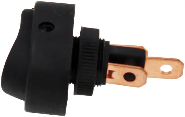 84840 - : Electrical Switches - Rocker - LED Glow - Oval Style - Black Body/Red LED for Dorman Image