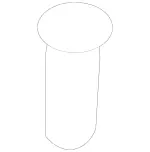 7337003109 - Rear Doors: Blind Rivet for Mercedes-Benz Image