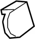 484861MA0A - Steering: Column Cover Hole Cover for Infiniti Image