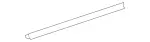 2467350900 - Rear Doors: Sealing Rail for Mercedes-Benz Image