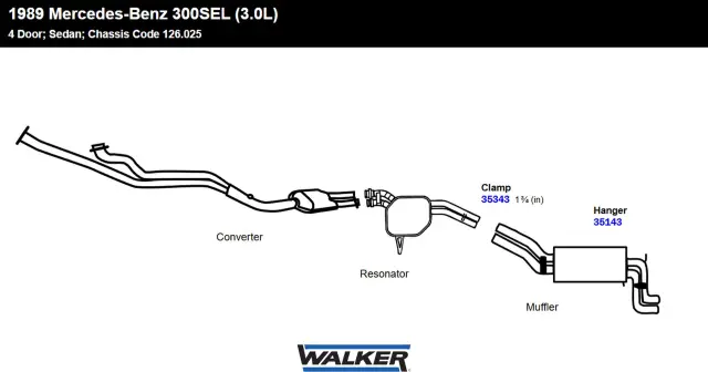 35143 - : Exhaust System Hanger for Walker Exhaust Image