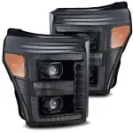 880140 - : Projector Headlights Plank Style Design Midnight Black for AlphaRex Image