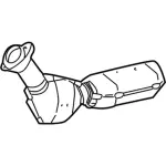 F65Z5E212BG - Exhaust: Converter for Ford: F-150 Image