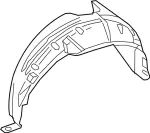 767495NA0A - : Wheelhouse Liner for Infiniti Image
