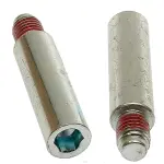 1BP02114AA - Brake: Disc Brake Caliper Pin Kit for Acura: RDX | Alfa Romeo: Giulia, Stelvio | Audi: 100, 100 Quattro, A3, A3 Quattro, A3 Sportback e-tron, A4, A4 Quattro, A5, A5 Sportback, A6, A6 Quattro, A8, A8 Quattro, Allroad Quattro, Q3, Q3 Quattro, RS3, S3, S4, S6, TT, TT Quattro, TTS Quattro | BMW: 1 Series M, 128i, 228i, 228i xDrive, 228i xDrive Gran Coupe, 230i, 230i xDrive, 318i, 318is, 318ti, 320i, 320i xDrive, 323Ci, 323i, 323is, 325, 325Ci, 325e, 325es, 325i, 325is, 325iX, 325xi, 328Ci, 328d, 328d xDrive, 328i, 328i GT xDrive, 328i xDrive, 328is, 328xi, 330Ci, 330e, 330i, 330i GT xDrive, 330i xDrive, 330xi, 335d, 335i, 335i GT xDrive, 335i xDrive, 335is, 335xi, 340i, 340i GT xDrive, 340i xDrive, 428i, 428i Gran Coupe, 428i xDrive, 428i xDrive Gran Coupe, 430i, 430i Gran Coupe, 430i xDrive, 430i xDrive Gran Coupe, 435i, 435i Gran Coupe, 435i xDrive, 435i xDrive Gran Coupe, 440i, 440i Gran Coupe, 440i xDrive, 440i xDrive Gran Coupe, 524td, 525i, 525iT, 525xi, 528e, 528i, 528i xDrive, 528xi, 530i, 530xi, 533i, 535d, 535d xDrive, 535i, 535i GT, 535i GT xDrive, 535i xDrive, 535is, 535xi, 540i, 545i, 550i, 550i GT, 550i GT xDrive, 633CSi, 635CSi, 640i, 640i Gran Coupe, 640i xDrive, 640i xDrive Gran Coupe, 645Ci, 650i, 735i, 735iL, 740i, 740iL, 740Ld xDrive, 740Li, 740Li xDrive, 745i, 745Li, 750i, 750i xDrive, 750iL, 750Li, 750Li xDrive, 760i, 760Li, 840Ci, 850Ci, 850CSi, 850i, ActiveHybrid 3, ActiveHybrid 5, ActiveHybrid 7, Alpina B7, Alpina B7 xDrive, Alpina B7L, Alpina B7L xDrive, i3, i3s, M3, M5, M6, X1, X2, X3, X4, X5, X6, Z3, Z4, Z8 | Buick: Envision | Chevrolet: Cobalt | Chrysler: 300M, Crossfire, E Class, Executive Sedan, Laser, LeBaron, New Yorker, Pacifica, Sebring, TC Maserati, Town &amp; Country, Voyager | Daewoo: Lanos | Dodge: 400, 600, Aries, Caravan, Charger, Dakota, Daytona, Durango, Grand Caravan, Intrepid, Mini Ram, Shadow, Sprinter 2500, Sprinter 3500, Stratus | Fiat: 500, 500L | Ford: Bronco Sport, C-Max, Contour, Crown Victoria, EcoSport, Edge, Escape, Escort, EXP, Expedition, Focus, Fusion, Mustang Mach-E, Police Responder Hybrid, SSV Plug-In Hybrid, Taurus, Tempo, Thunderbird, Transit Connect | Freightliner: Sprinter 2500, Sprinter 3500 | Honda: Accord, Civic, Insight | Hyundai: Sonata | Jaguar: E-Pace, S-Type, Super V8, Vanden Plas, XF, XFR, XFR-S, XJ, XJ12, XJ6, XJ8, XJR, XJS, XK, XK8, XKR | Jeep: Grand Cherokee, Grand Cherokee WK | Kia: Sephia, Spectra | Land Rover: Discovery Sport, LR2, Range Rover, Range Rover Evoque, Range Rover Velar | Lincoln: Continental, Corsair, MKC, MKT, MKX, MKZ, Nautilus, Navigator, Town Car | Mazda: 3, 5, 6, CX-30, Tribute | Mercedes-Benz: C230, C250, C280, C300, C350, C350e, C36 AMG, C400, C43 AMG, C450 AMG, CL550, CL600, CL63 AMG, CL65 AMG, CLK320, CLK430, CLS400, CLS550, E250, E300, E320, E350, E400, E420, E430, E500, E55 AMG, E550, G55 AMG, G63 AMG, G65 AMG, GL320, GL350, GL450, GL550, GLC300, GLC350e, GLC43 AMG, GLK250, GLK350, ML320, ML350, ML430, ML450, ML500, ML550, ML63 AMG, R320, R350, R500, S350, S400, S430, S500, S550, S600, S63 AMG, S65 AMG, SL500, SL550, SLK230, SLK320 | Mercury: Cougar, Grand Marquis, LN7, Lynx, Mariner, Mystique, Sable, Topaz, Villager | Merkur: Scorpio, XR4Ti | Mini: Cooper, Cooper Clubman, Cooper Countryman | Nissan: Quest | Plymouth: Caravelle, Grand Voyager, Reliant, Sundance, Voyager | Pontiac: Solstice | Ram: ProMaster City | Saab: 9-3, 9-3X, 9-5, 900, 9000 | Saturn: Astra, L100, L200, L300, LS, LS1, LS2, LW1, LW2, LW200, LW300, Sky | Smart: EQ fortwo, Fortwo | Subaru: Ascent, Legacy, Outback | Suzuki: Samurai | Volkswagen: Arteon, Atlas, Atlas Cross Sport, Beetle, CC, e-Golf, Eos, EuroVan, Fox, Golf, Golf R, GTI, Jetta, Passat, R32, Rabbit, Tiguan, Tiguan Limited | Volvo: 850, C30, C70, S40, S60, S60 Cross Country, S70, S80, S90, V50, V60, V60 Cross Country, V70, V90, V90 Cross Country, XC60, XC70, XC90 Image