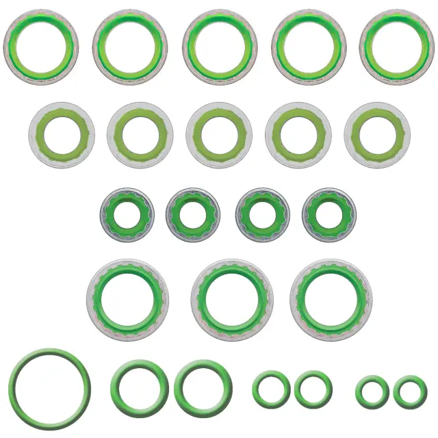 RS25000 - Air Conditioning &amp; Heat: A/C System Seal Kit -- Rapid Seal Oring Kit for UAC Image