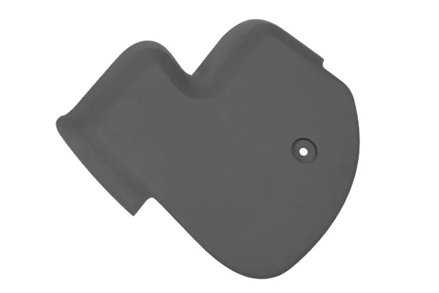 22968717 - : Dark Ash Gray Rear Driver Side Seat Outer Hinge Finish Cover for Chevrolet: Silverado 1500, Silverado 1500 LD, Silverado 2500 HD, Silverado 3500 HD | GMC: Sierra 1500, Sierra 1500 Limited, Sierra 2500 HD, Sierra 3500 HD Image