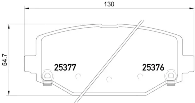 355020311 - : Disc Brake Pad Set for Hella Pagid Image