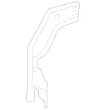 2166200491 - Cowl, Front Panel: Frame for Mercedes-Benz Image