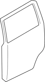 H210M5ZAMA - Body: Door Shell for Infiniti Image