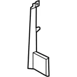 JR3Z8311A - Body: Side Air Baffle for FORD Image