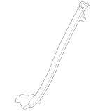 21969007269E38 - Body: Lower Quarter Trim for Mercedes-Benz Image