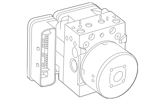 204431711264 - Brake System: Hydraulic Unit for Mercedes-Benz: C250, C300, C350, GLK250, GLK350 Image image