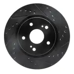 63301014R - : DFC Brake Rotor - Drilled and Slotted - Black for DYNAMIC FRICTION Image