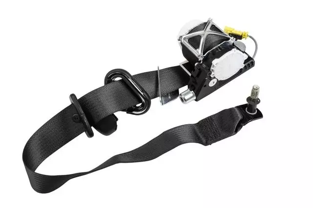Jet Black Passenger Seat Retractor Side Belt - GM (19333078)