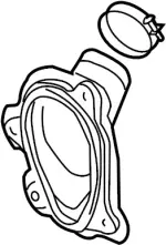 48950CG000 - : Hole Cover for INFINITI: FX35, FX45 Image