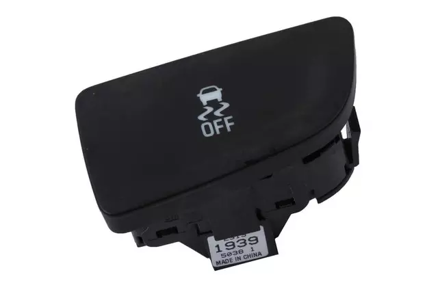 Jet Black Passenger Side Vehicle Stability Control System Switch - GM (23191939)