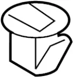 155309621 - : Spoiler Assembly Grommet for Infiniti Image