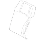 2039100316 - Body: Upper Pad for Mercedes-Benz Image