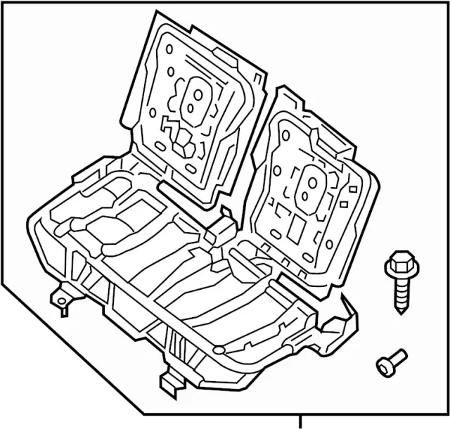 896013JA0A - Body: Seat Frame for INFINITI: JX35, QX60 Image