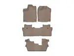 45839123IM - : Tan FloorLiner™ HP, Complete Set (1st, 2nd, &amp; 3rd Row) for WeatherTech Image